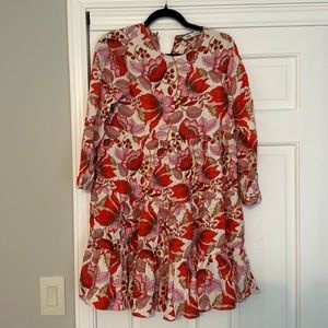 LS tiered floral mini